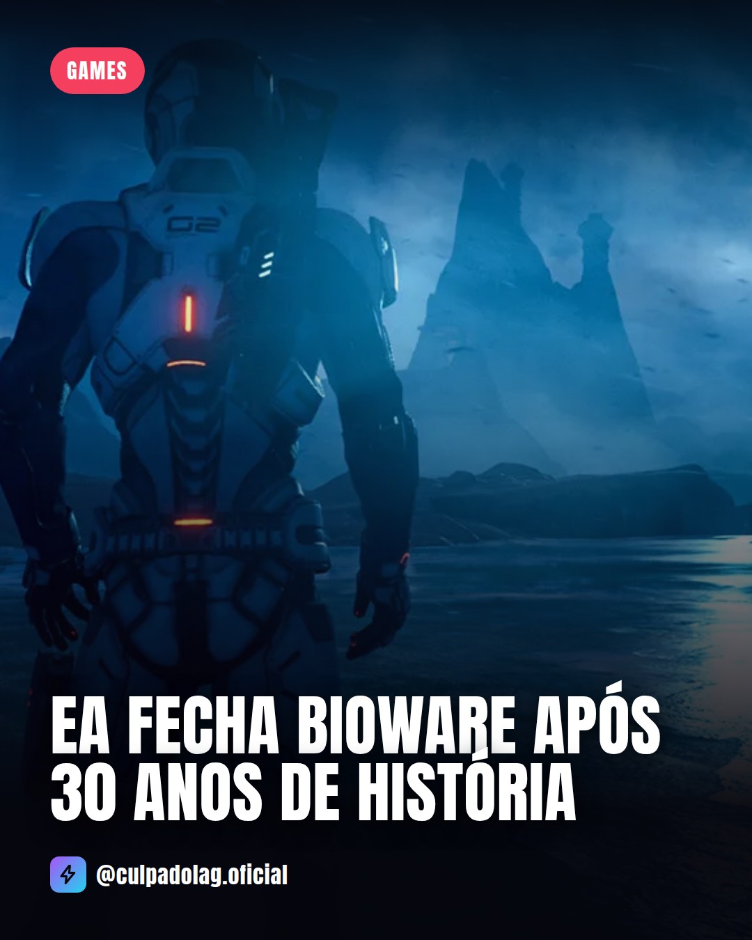 Último post do Culpa do Lag no Instagram