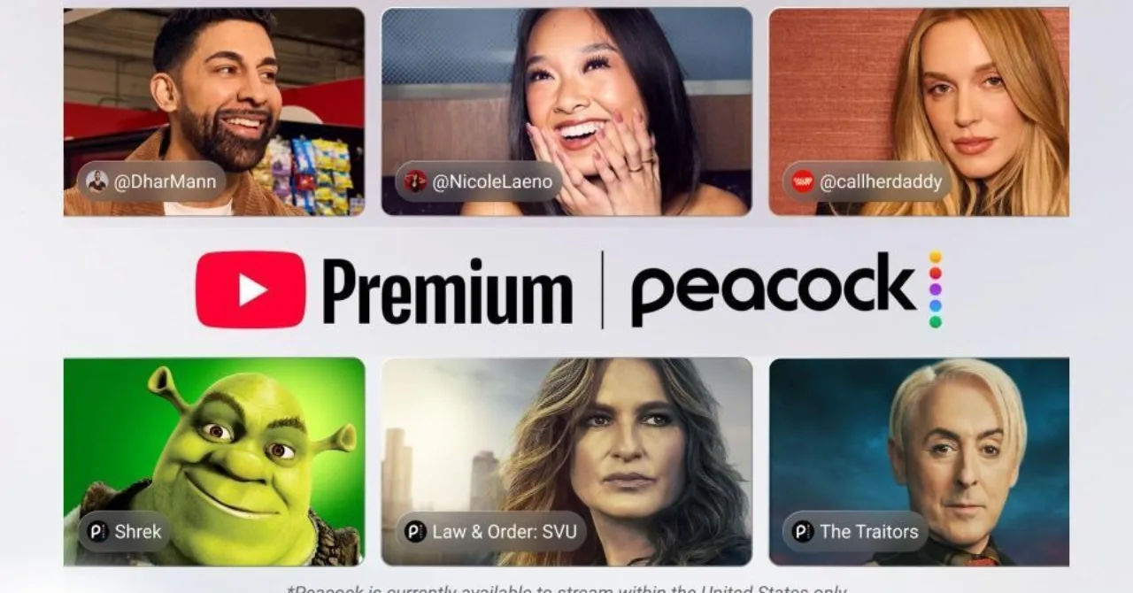 Imagem ilustrativa: YouTube Premium + Peacock 2027: o que muda na sua assinatura e por quê?