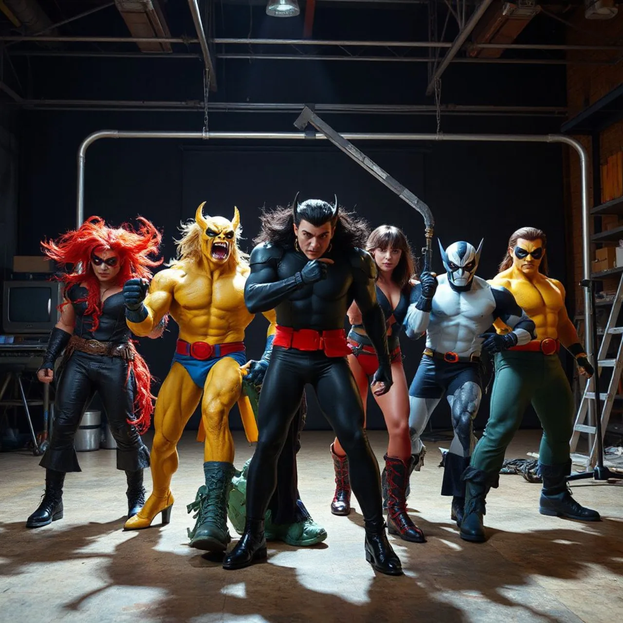 Wolverine, Cyclops e Storm em capa colorida dos X‑Men dos anos 80, com a logo da série ao fundo