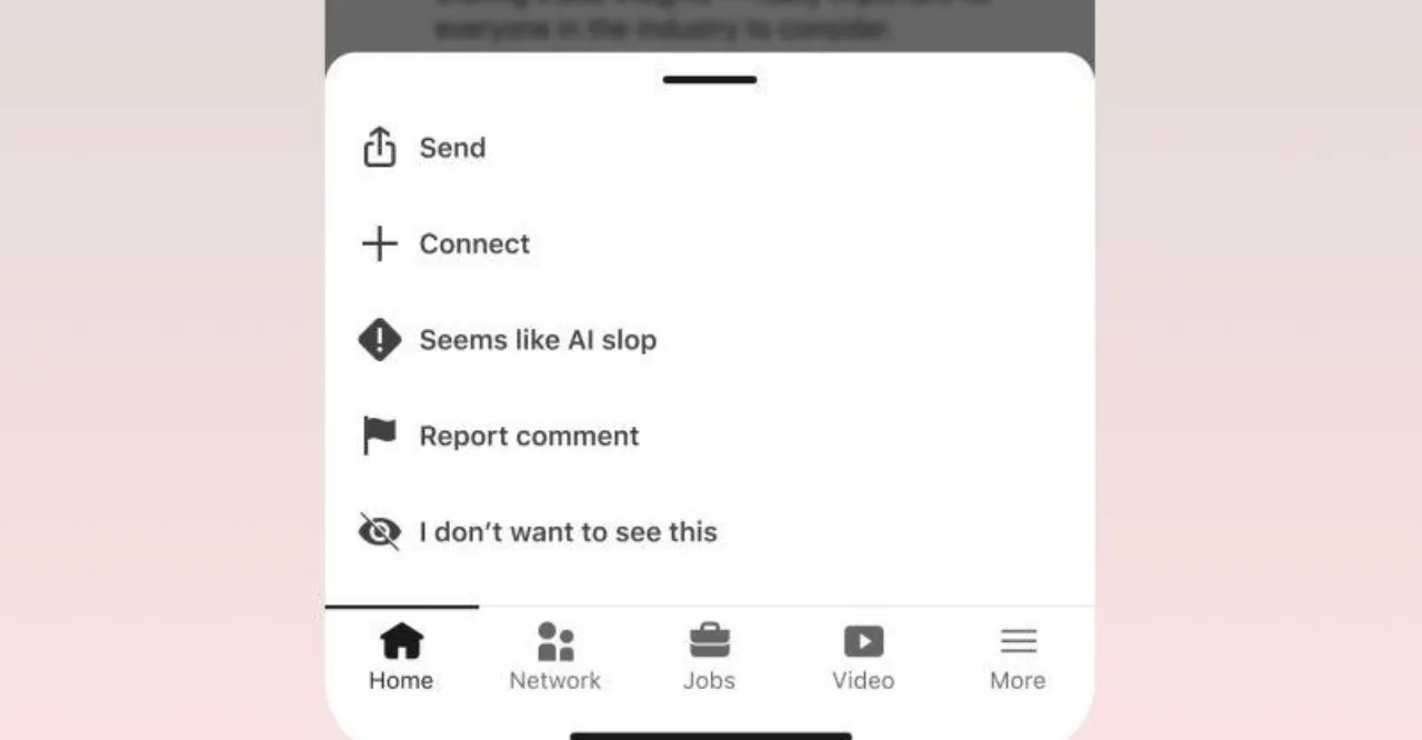 Imagem ilustrativa: LinkedIn AI slop: mais de 1 milhão clicou – o que isso revela?