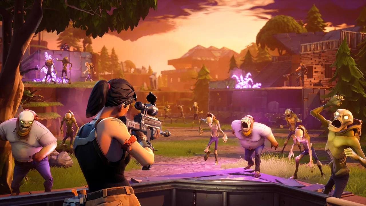 Cena do jogo Fortnite