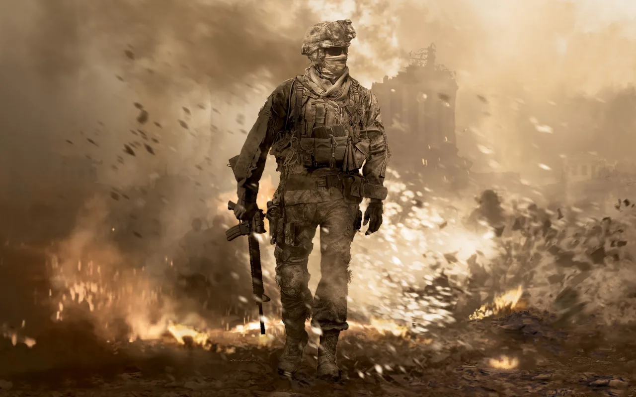 Cena do jogo Call of Duty: Modern Warfare 2