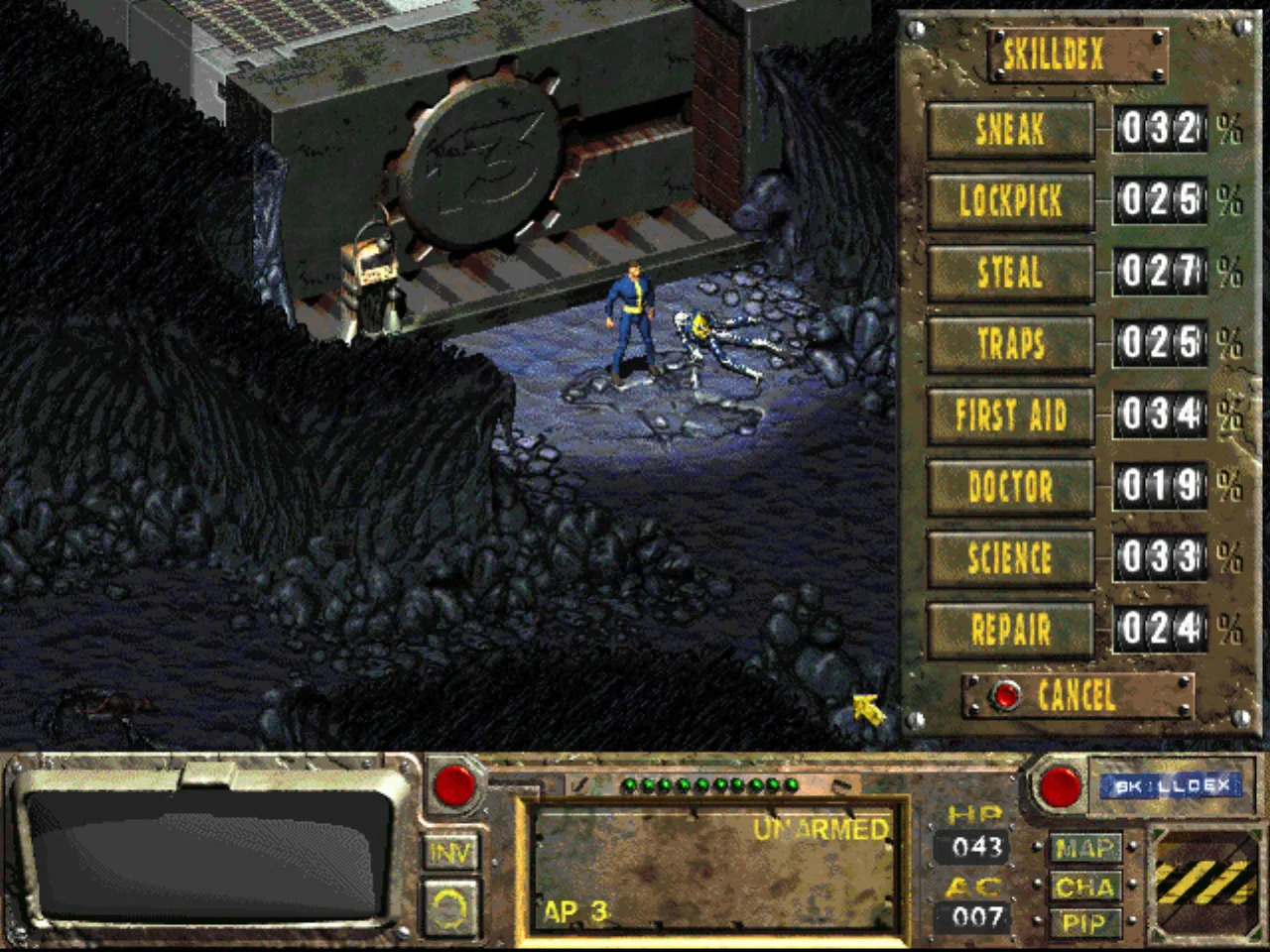 Cena do jogo Fallout