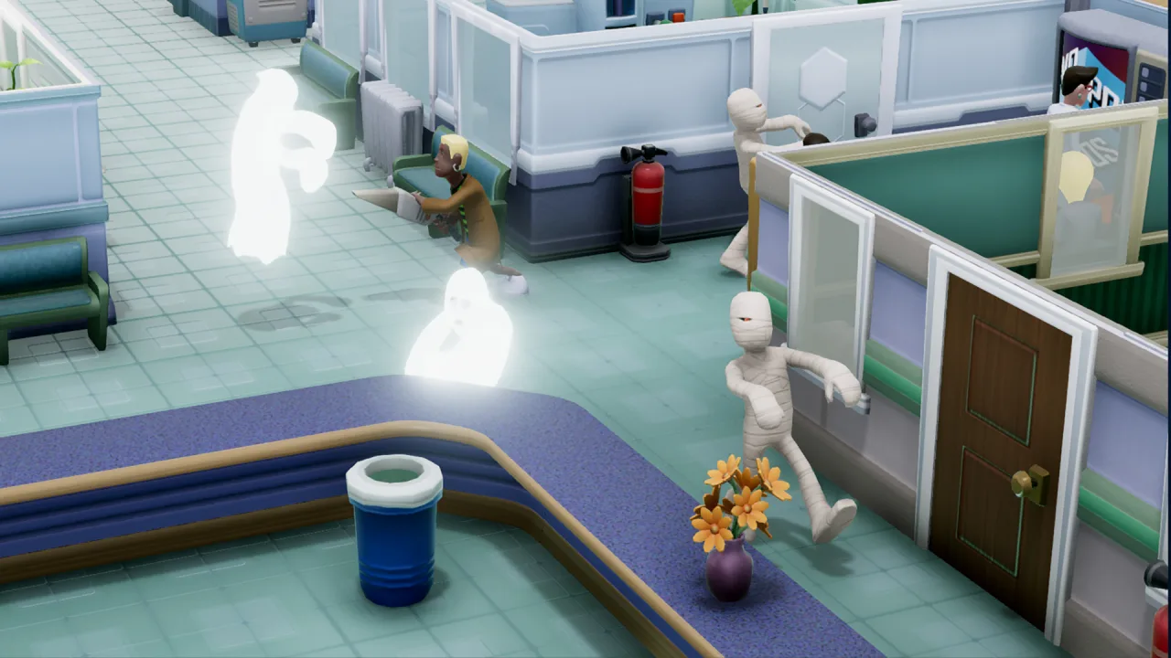 Cena do jogo Two Point Hospital