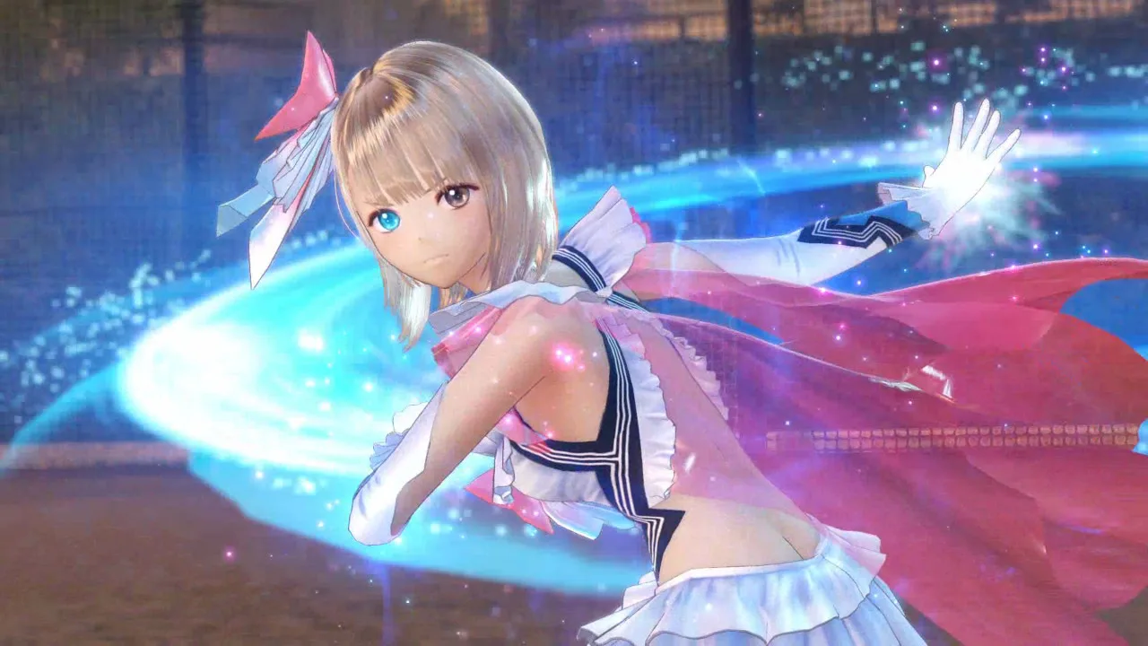 Cena do jogo Blue Reflection