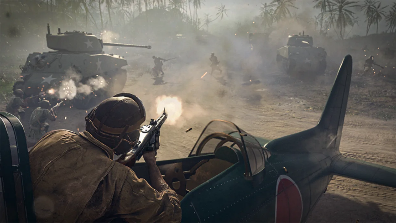 Cena do jogo Call of Duty: Vanguard