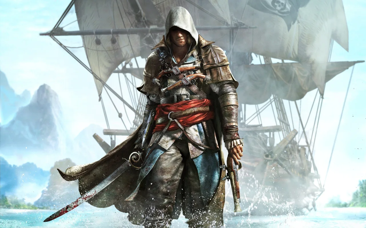 Cena do jogo Assassin's Creed Black Flag Resynced
