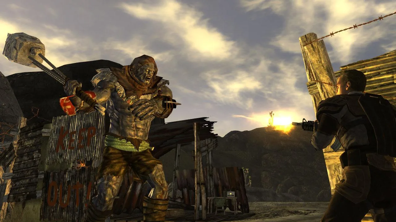 Cena do jogo Fallout: New Vegas