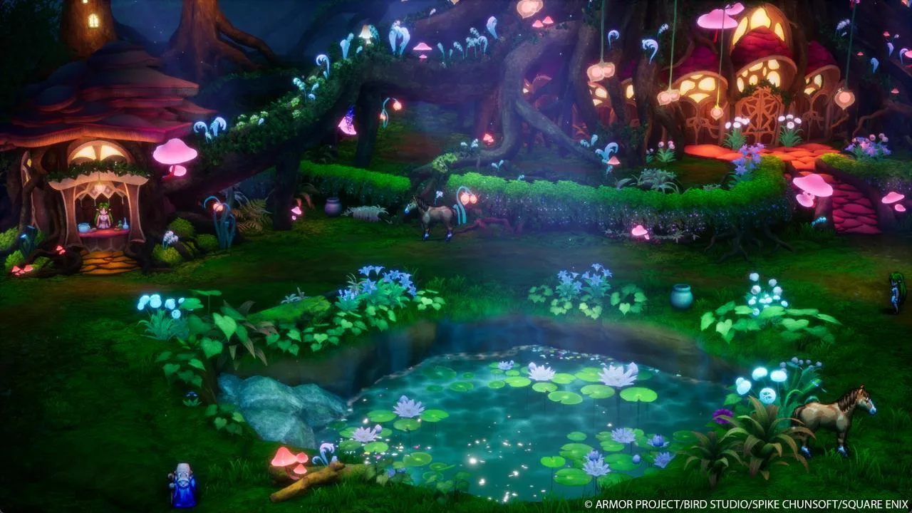 Cena do jogo Dragon Quest III HD-2D Remake