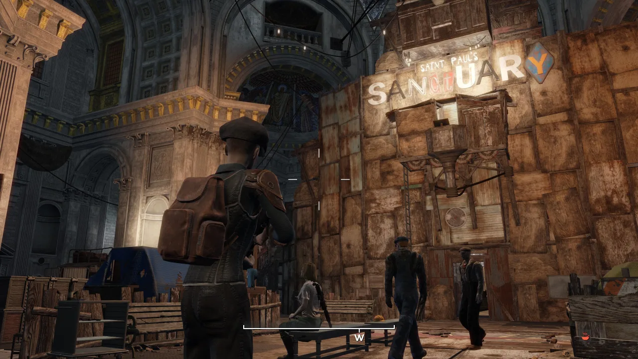 Cena do jogo Fallout: London