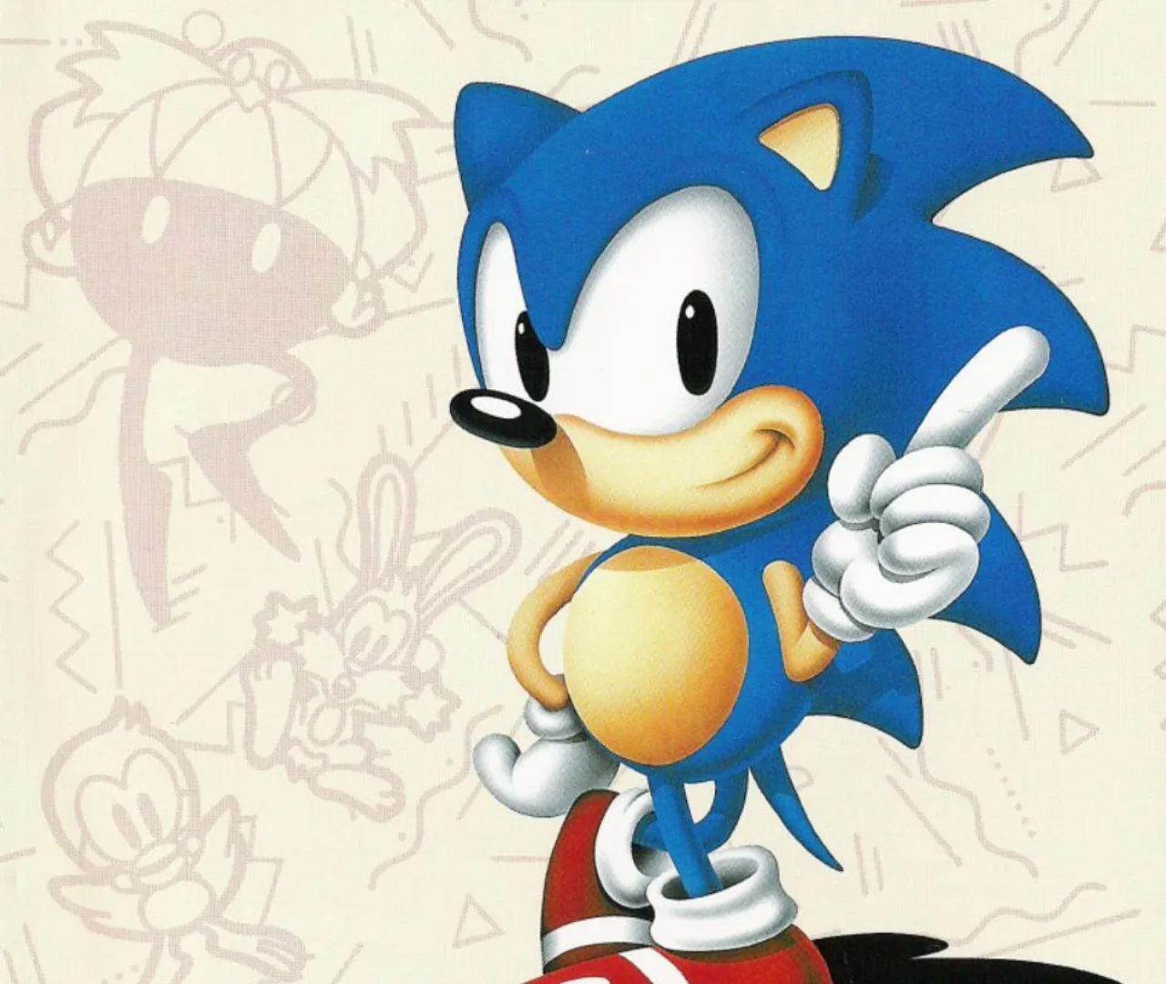 Cena do jogo Sonic the Hedgehog