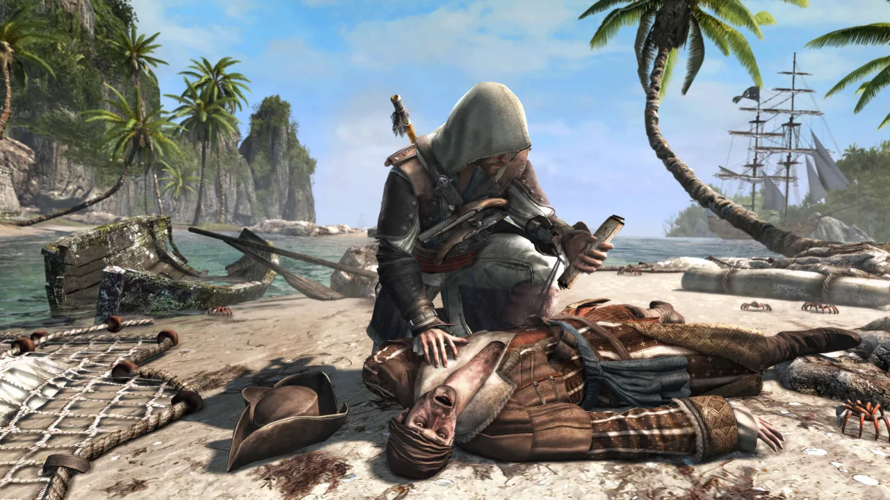 Cena do jogo Assassin's Creed Black Flag Resynced