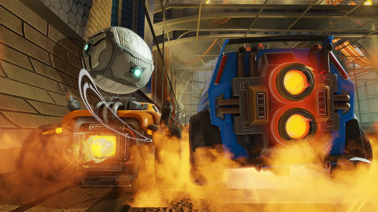 Cena do jogo Rocket League