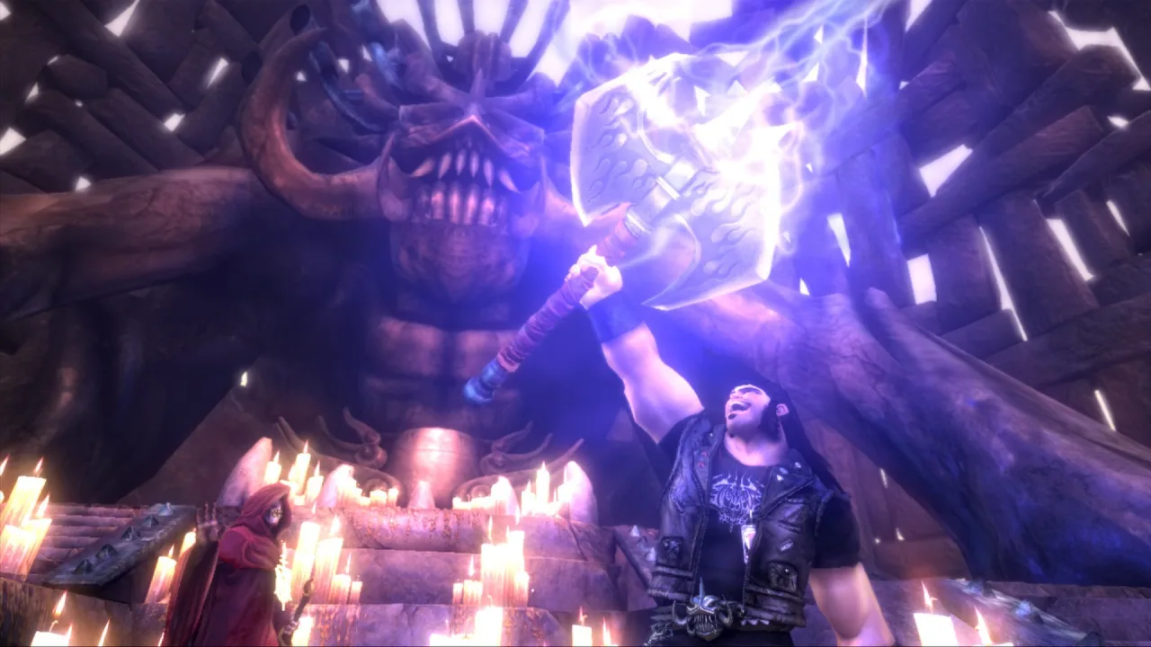 Cena do jogo Brutal Legend