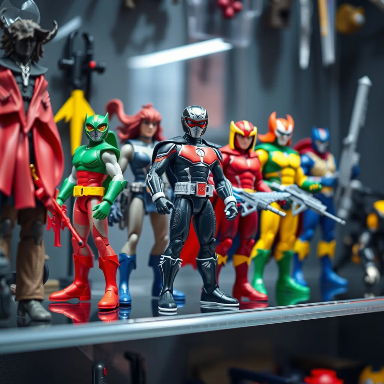 Imagem ilustrativa: Flame Toys lança nova linha de figuras Mighty Morphin Power Rangers