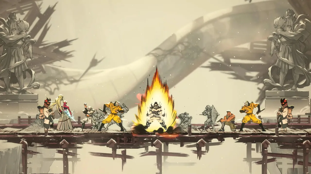 Cena do jogo Shinobi: Art of Vengeance