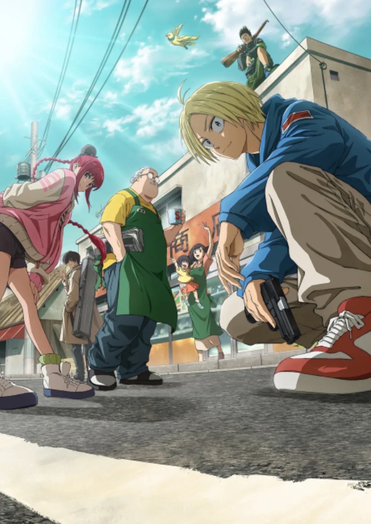 Cena do anime Sakamoto Days