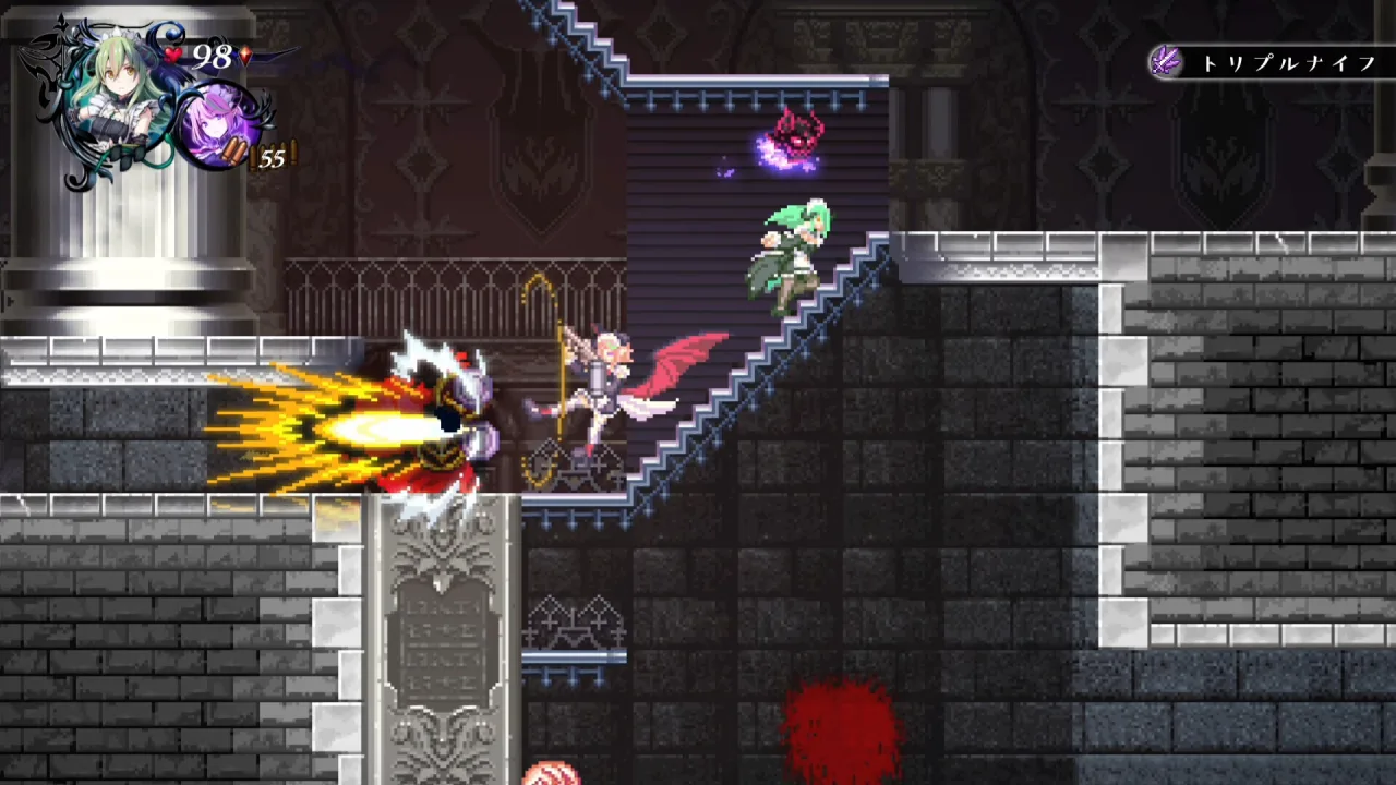 Cena do jogo Gal Guardians: Servants of the Dark