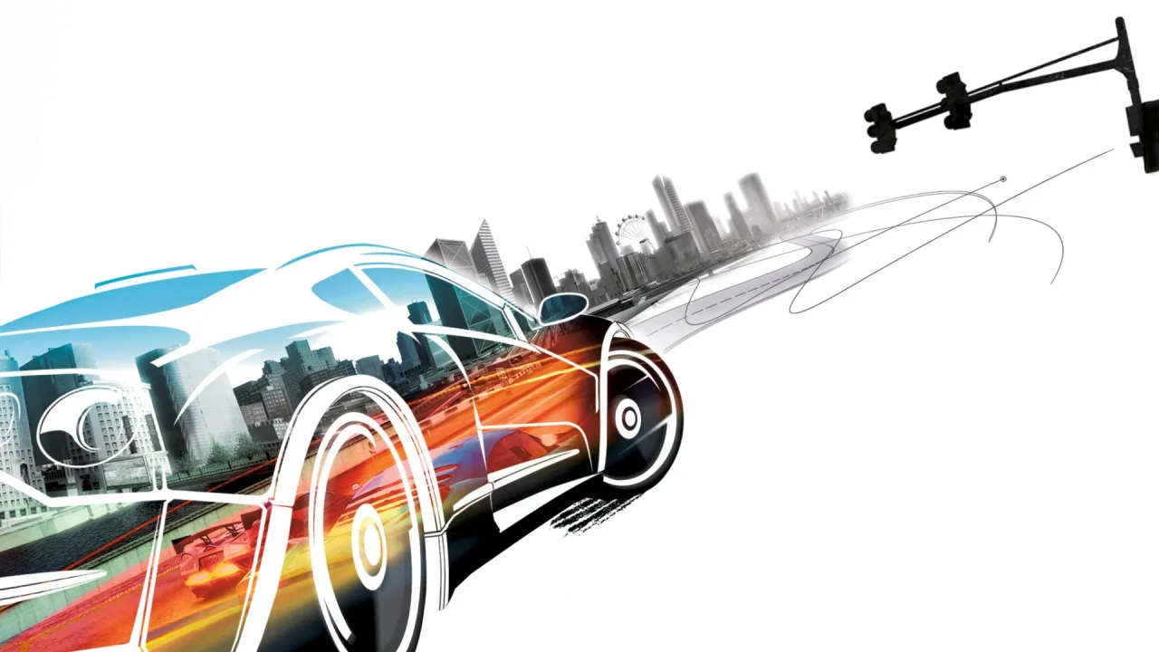 Cena do jogo Burnout Paradise