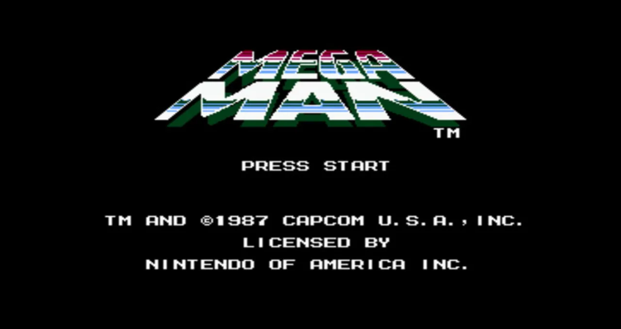 Cena do jogo Mega Man