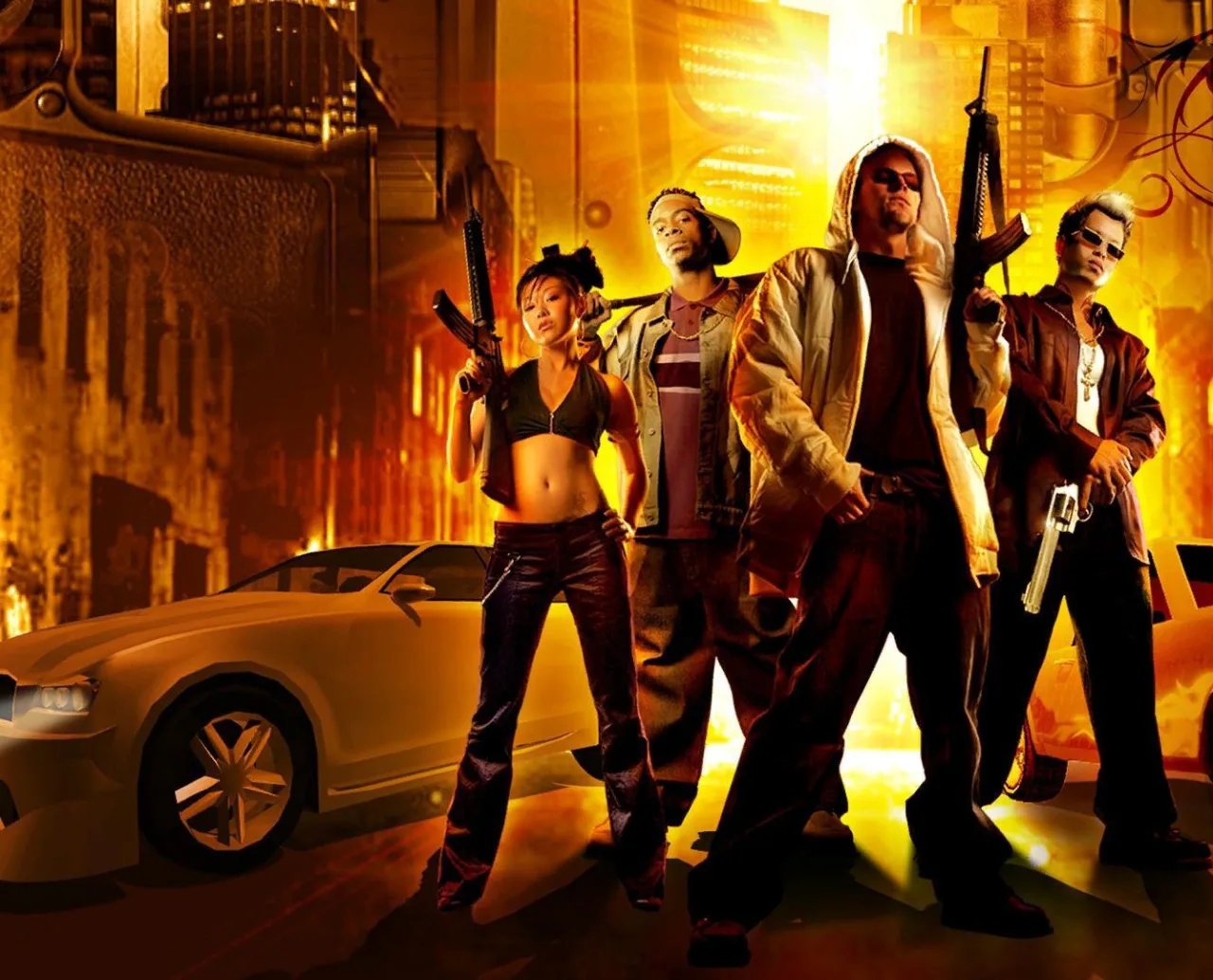 Cena do jogo Saints Row