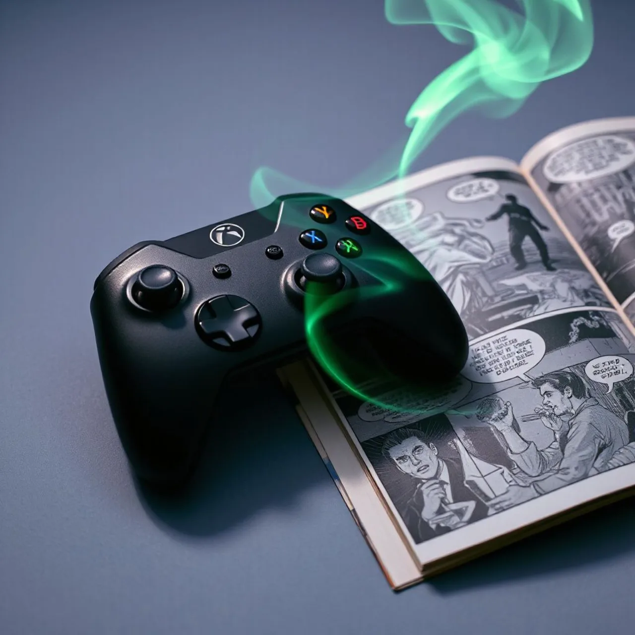 Wolverine em primeira pessoa, com o menu de opções do PS5 exibindo o interruptor 'Trilhas de Cheiro' desligado