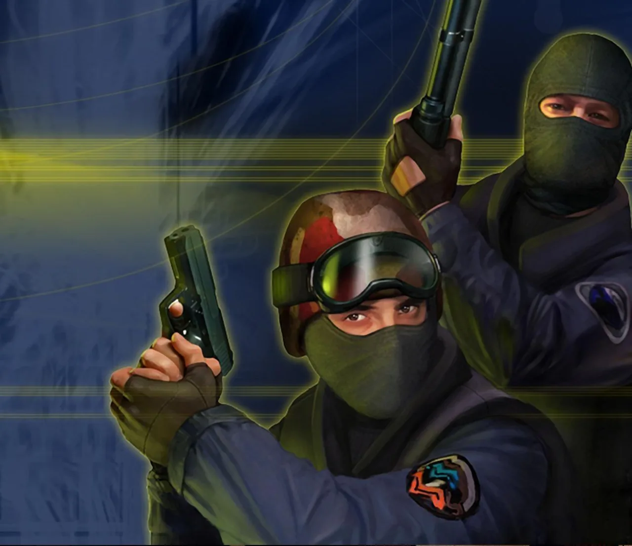 Cena do jogo Counter-Strike