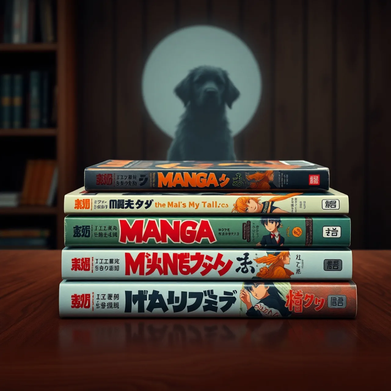 Imagem ilustrativa: Manga Mavericks Books licencia três obras: "Oni King", "Royd" e "Town Walking With Ghost Dog" – o qu