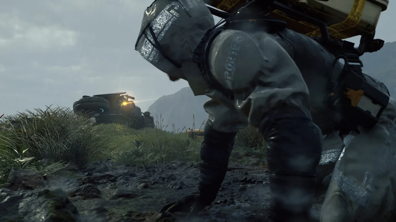 Cena do jogo Death Stranding