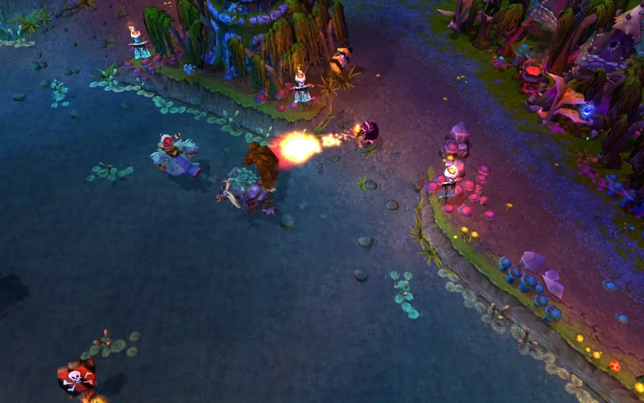 Cena do jogo League of Legends