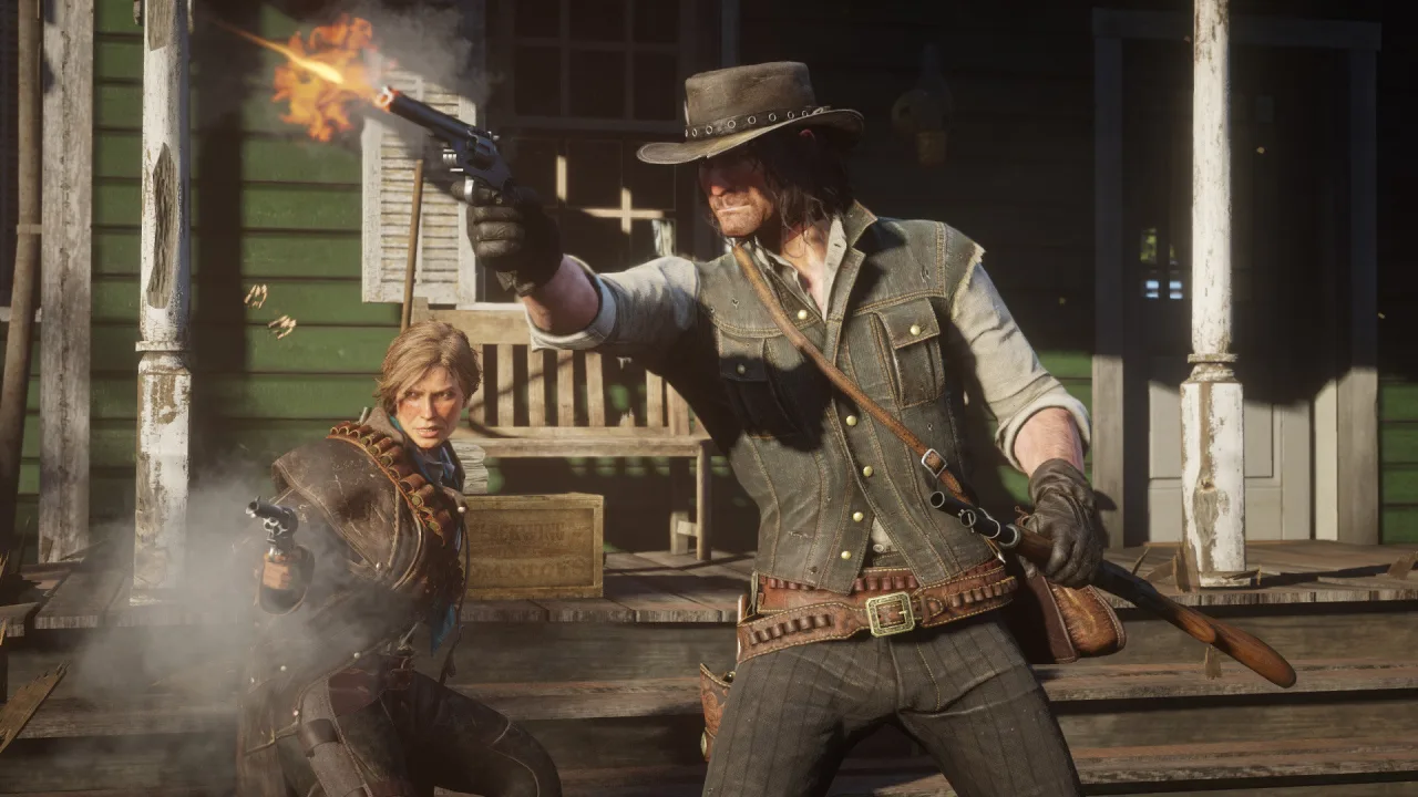 Cena do jogo Red Dead Redemption 2
