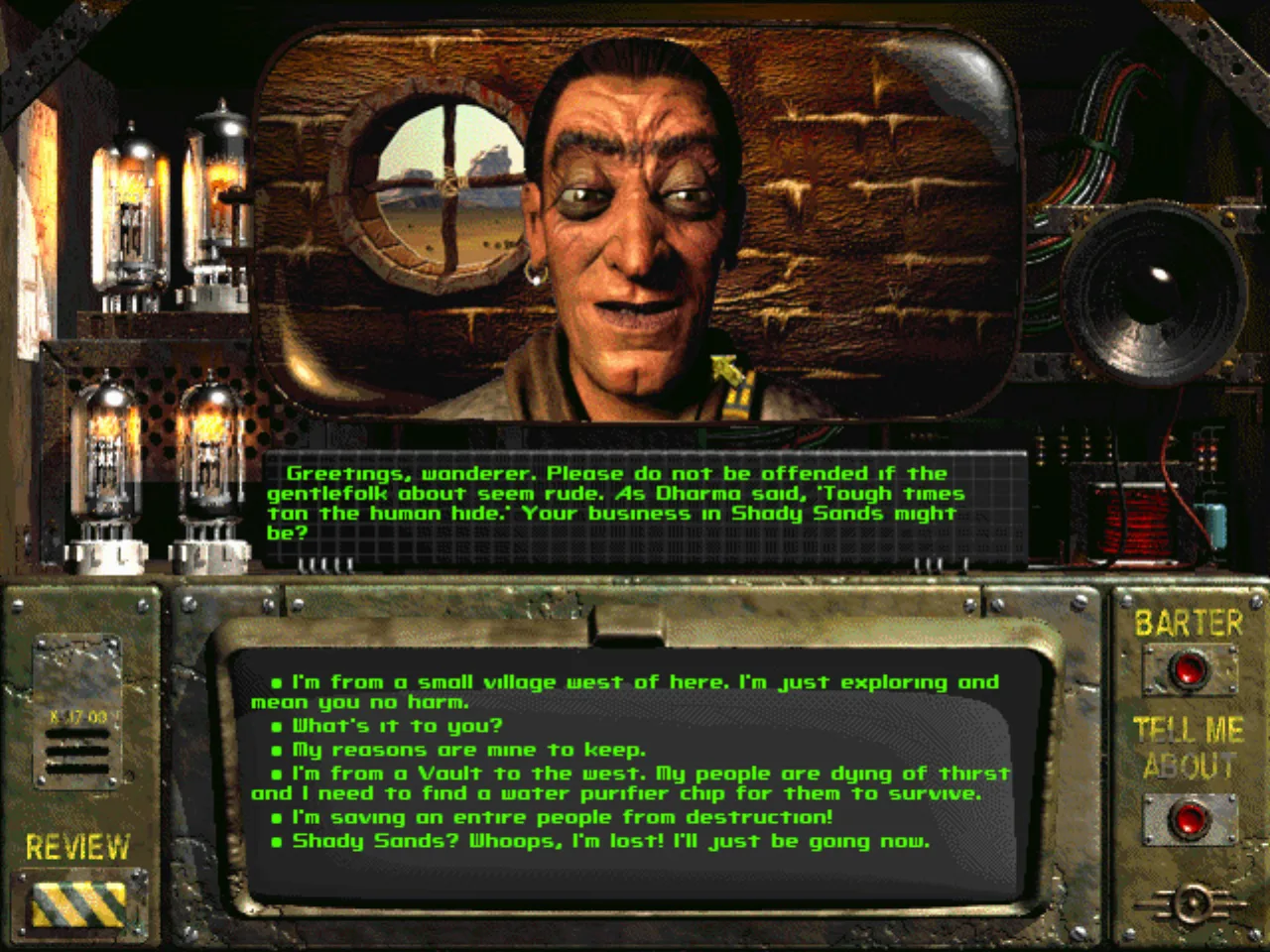 Cena do jogo Fallout