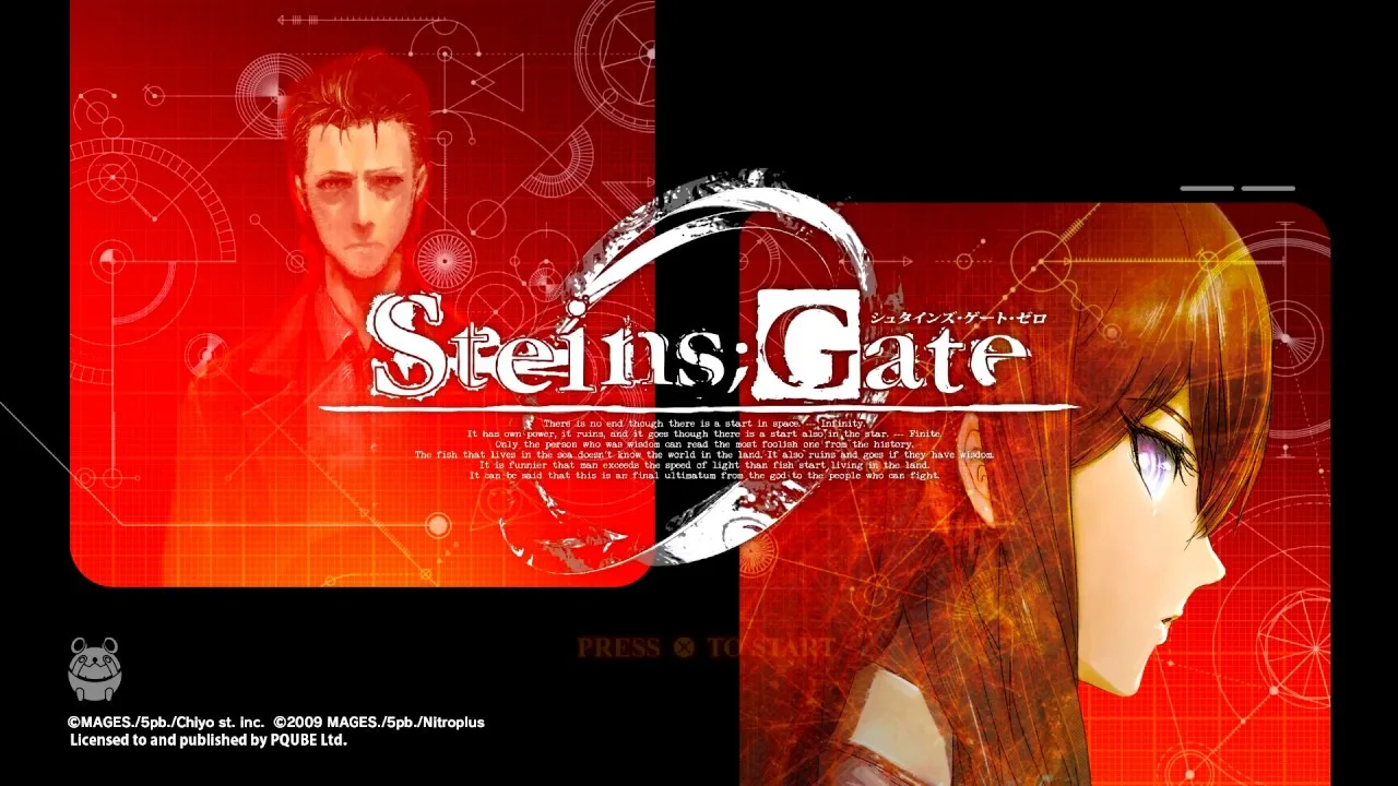 Cena do jogo Steins;Gate Re:Boot