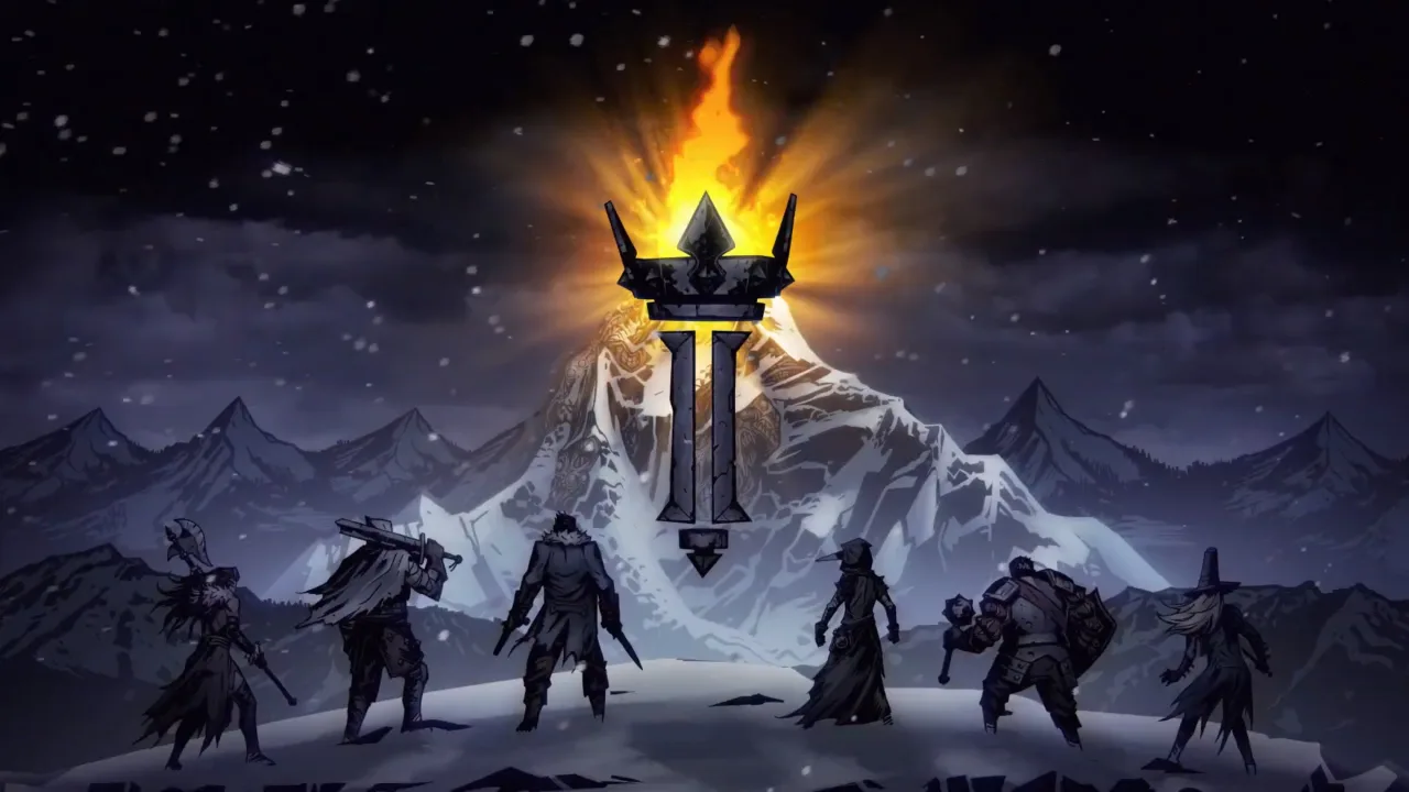 Cena do jogo Darkest Dungeon 2 — sequência