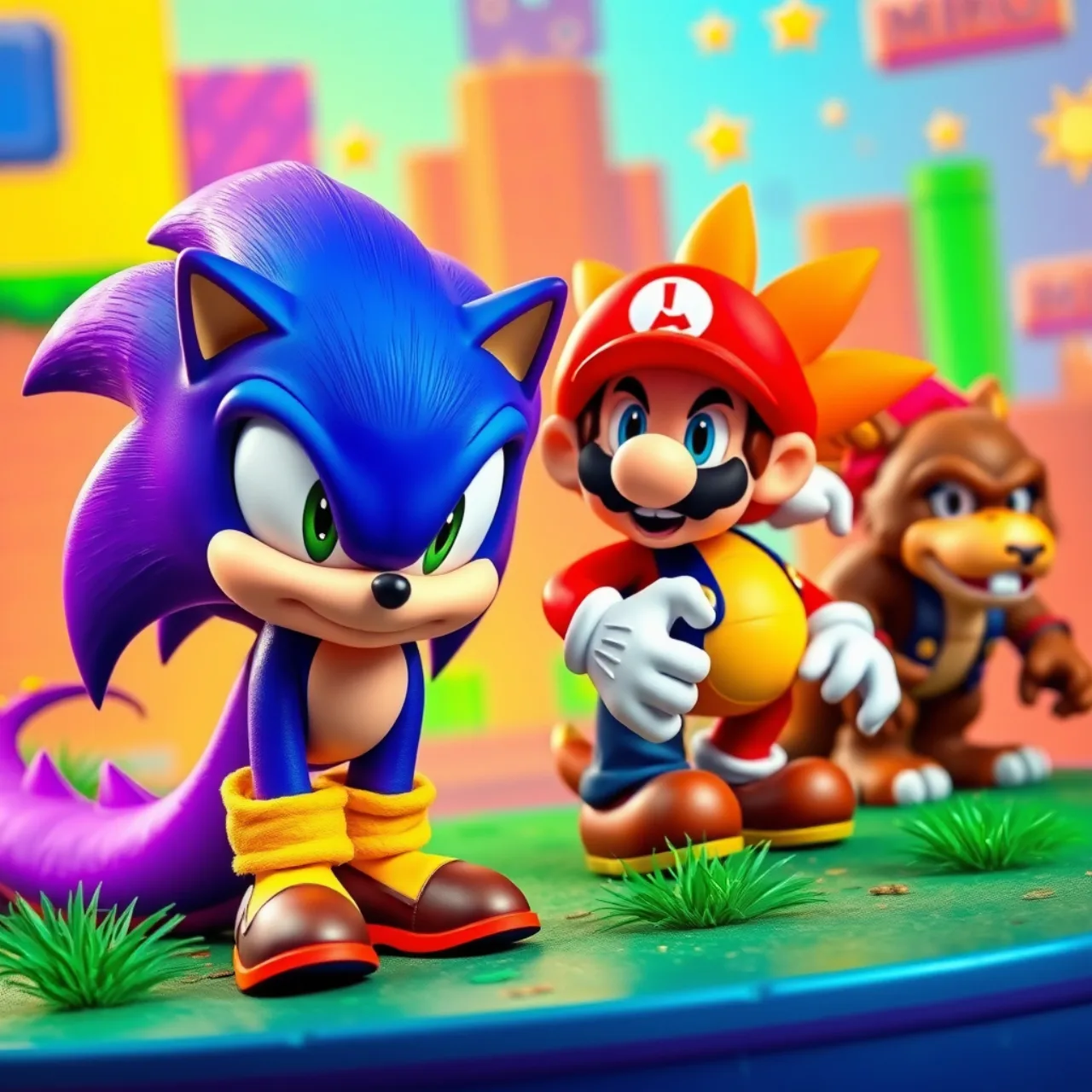 Imagem ilustrativa: Super Mario, Sonic, Donkey Kong, Crash e Spyro: os maiores platformers dos anos 90
