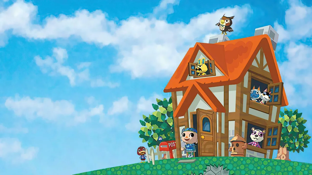 Cena do jogo Animal Crossing