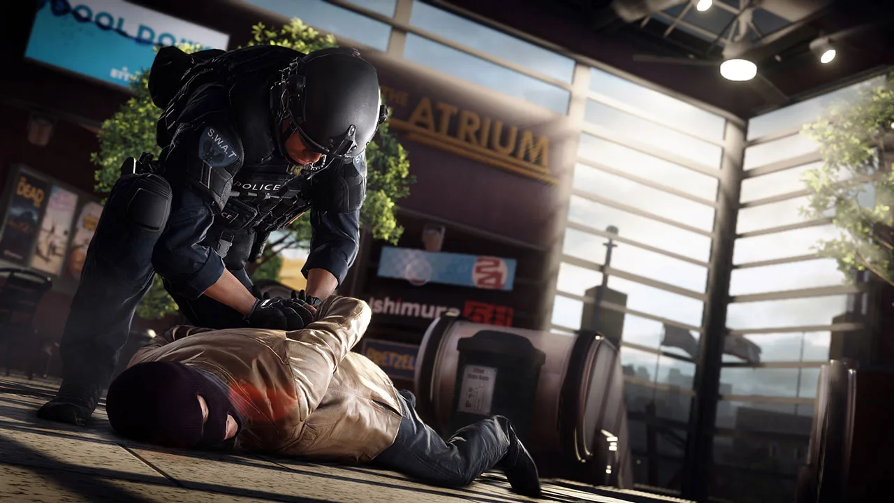 Cena do jogo Battlefield Hardline