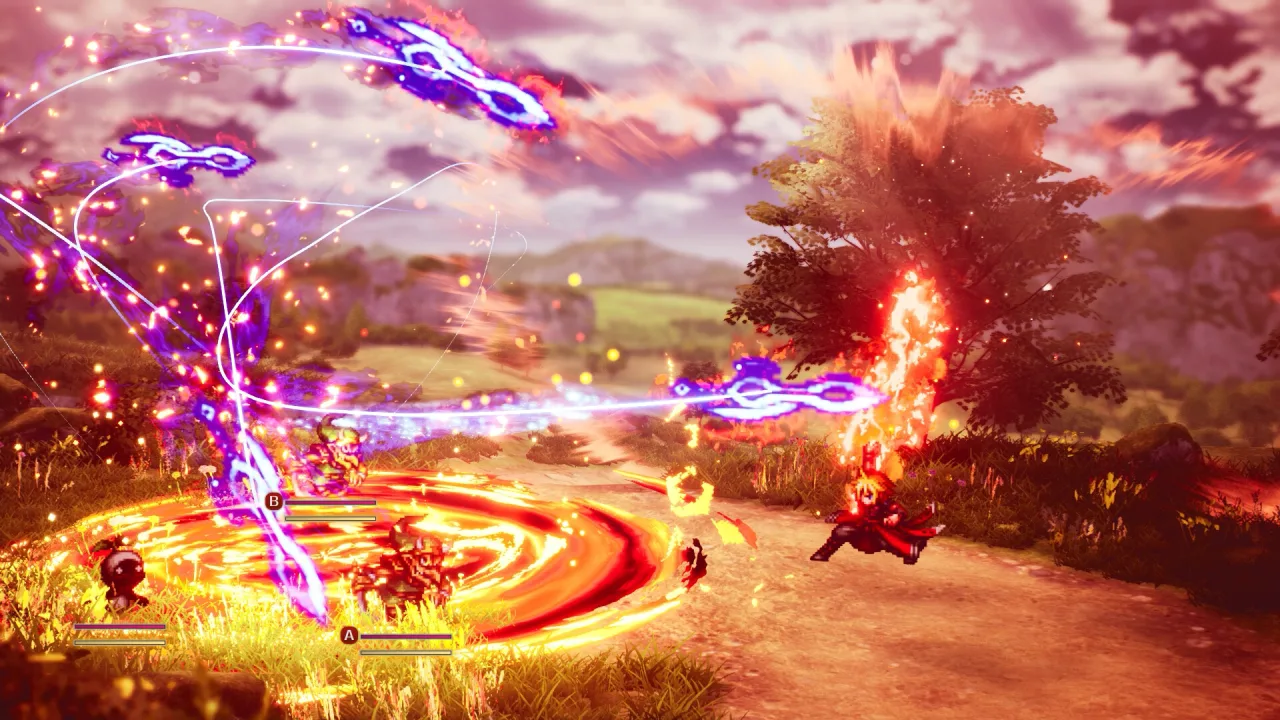 Cena do jogo Final Fantasy Resonance