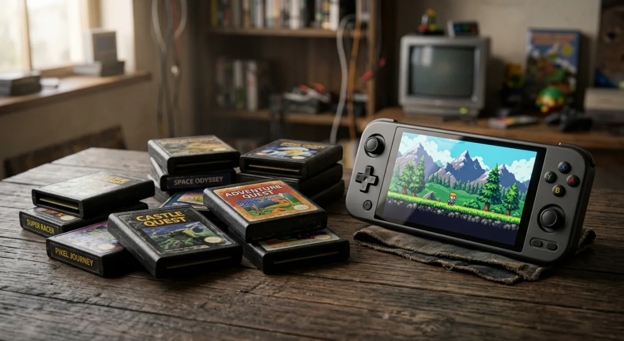 Capa de Super Mario Land 2 ao lado de Super Mario Bros. 3, com console Nintendo Switch e logo do Switch Online