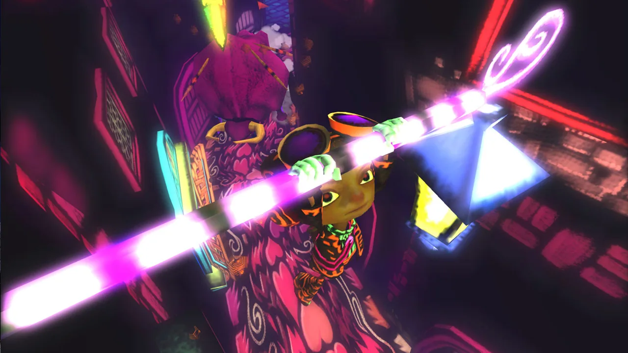 Cena do jogo Psychonauts