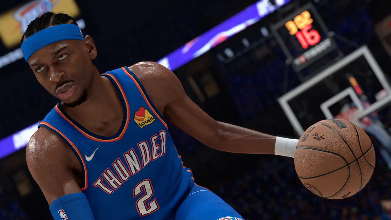 Cena do jogo NBA 2K26