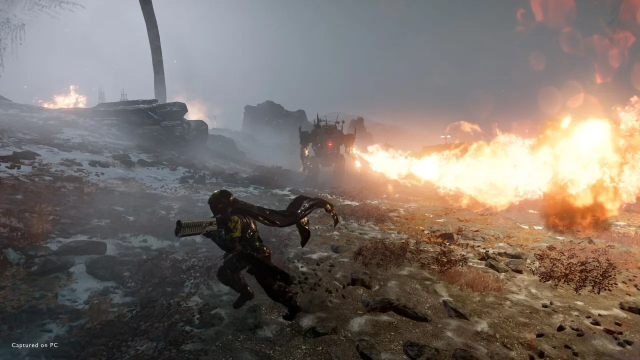 Cena do jogo Helldivers 2