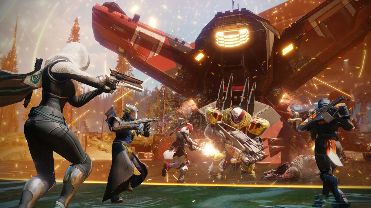 Cena do jogo Destiny 2