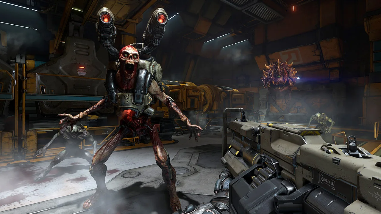 Cena do jogo DOOM