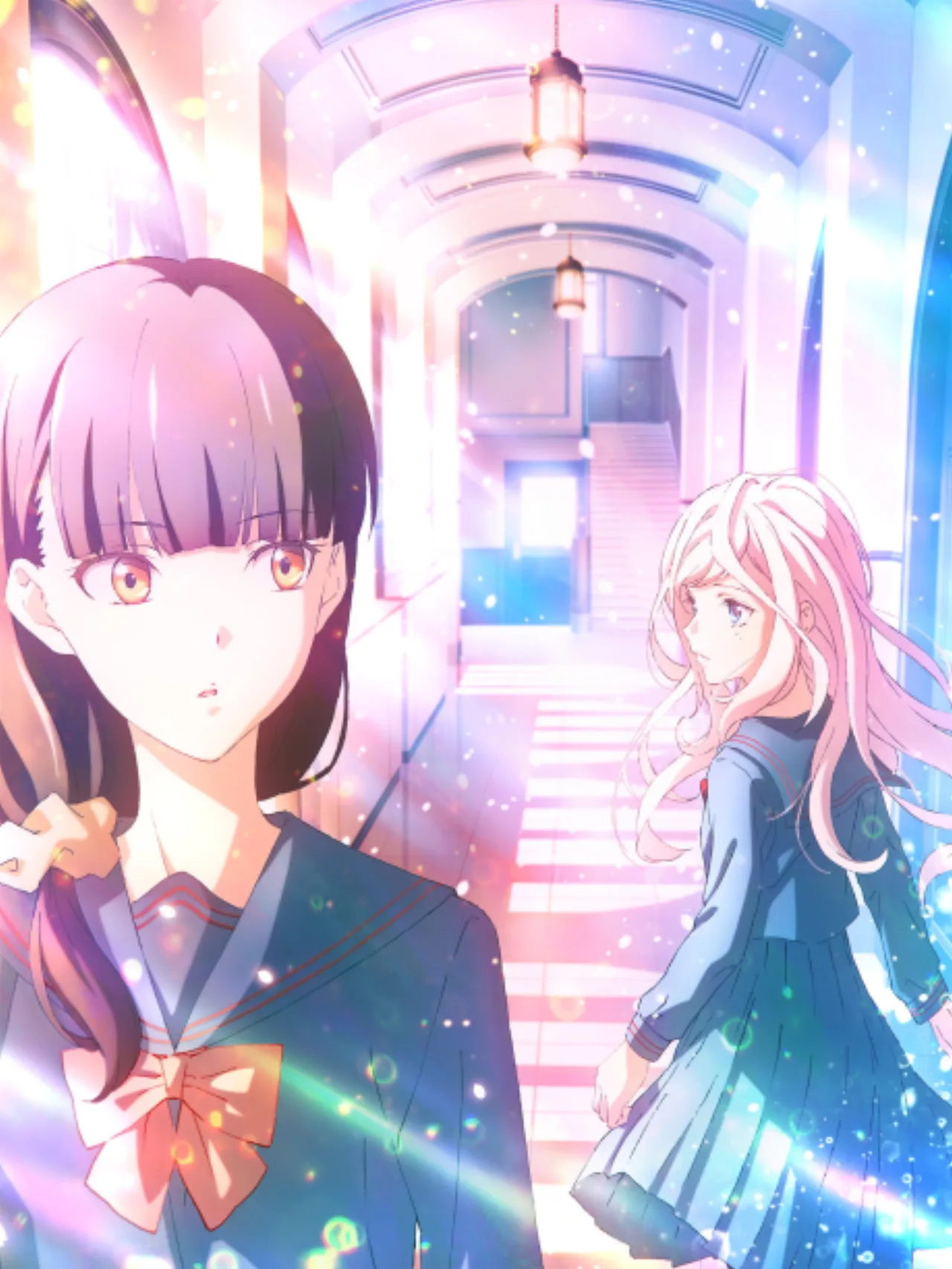 Cena do anime Young Ladies Don't Play Fighting Games