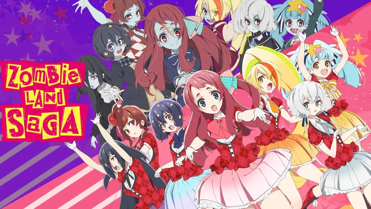 Cena do anime Zombie Land Saga