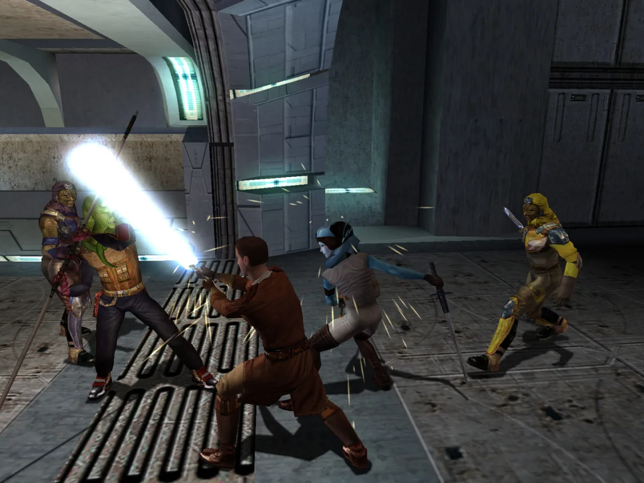 Cena do jogo Star Wars: Knights of the Old Republic