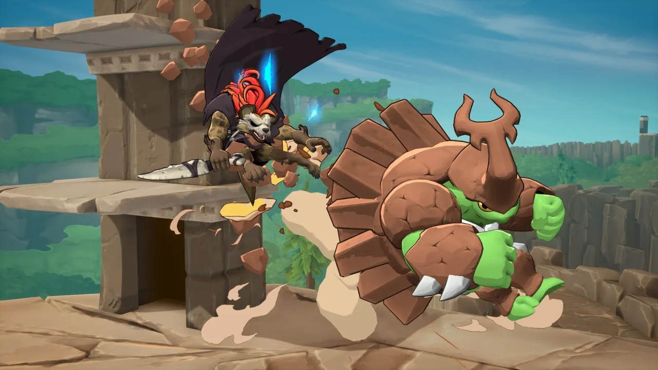 Cena do jogo Rivals of Aether II