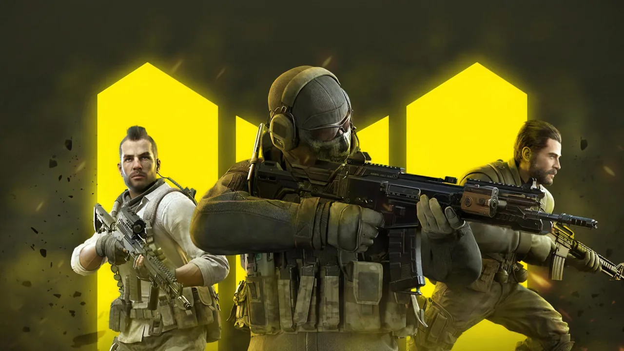 Cena do jogo Call of Duty