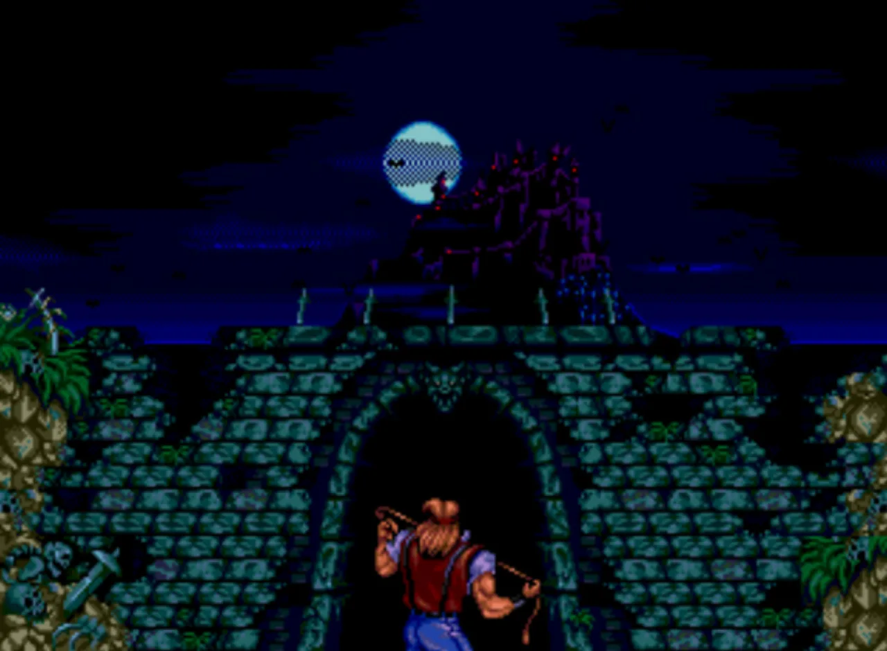 Cena do jogo Castlevania